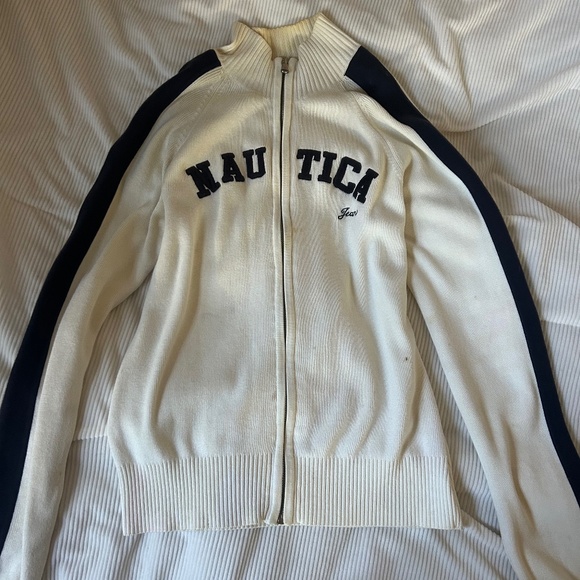 Nautica Zip Up Vintage  Sweater - Picture 1 of 2